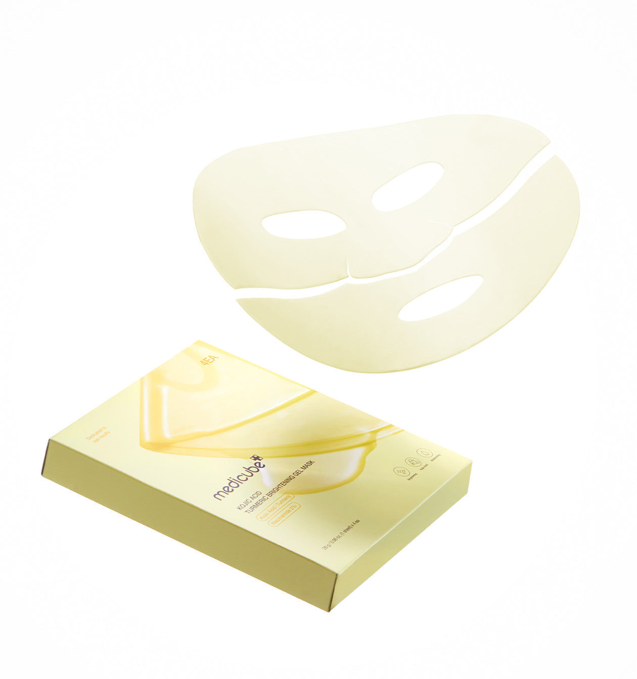 medicube Kojic Acid Turmeric Brightening Gel Mask 28g*4ea - Skynkorea