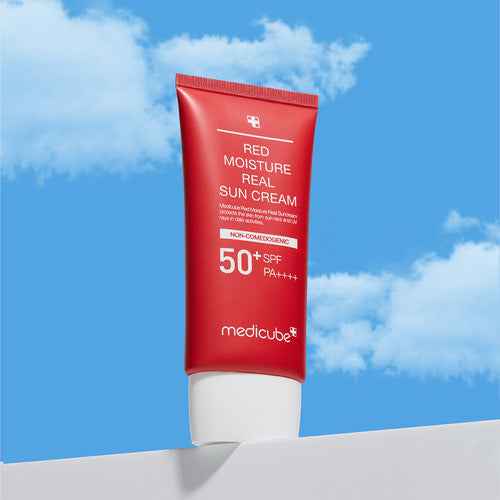 medicube Red Moisture Real Sun Cream 50ml - Skynkorea