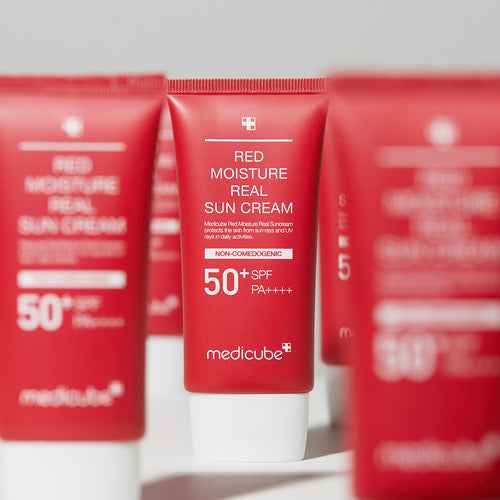 medicube Red Moisture Real Sun Cream 50ml - Skynkorea