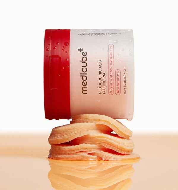 medicube Red Succinic Acid Peeling Pad 155g/70pads - Skynkorea