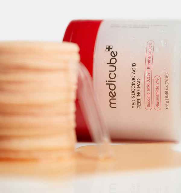 medicube Red Succinic Acid Peeling Pad 155g/70pads - Skynkorea