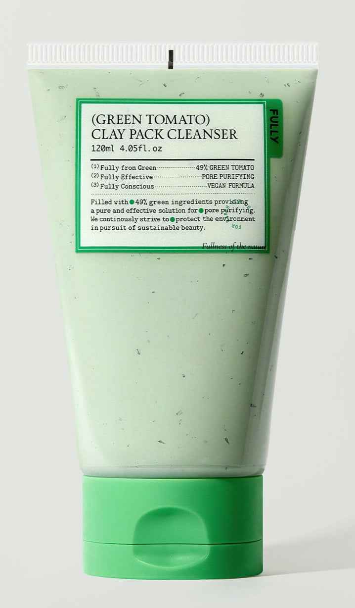 FULLY GREEN TOMATO CLAY PACK CLEANSER 120ml - Skynkorea