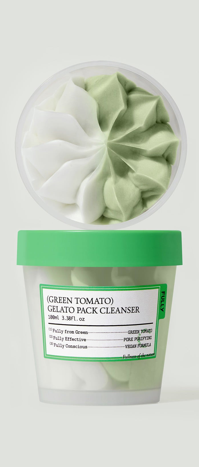 FULLY GREEN TOMATO GELATO PACK CLEANSER 100ml - Skynkorea