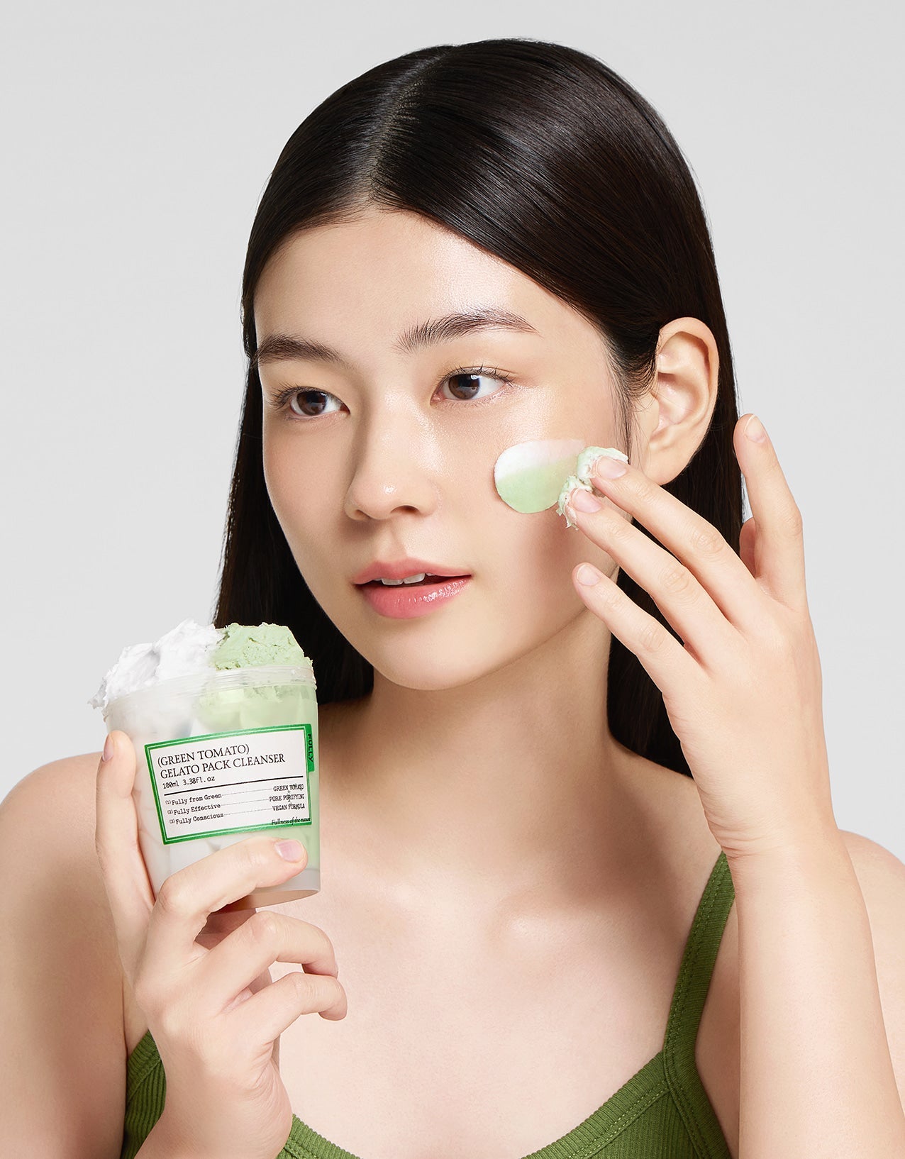 FULLY GREEN TOMATO GELATO PACK CLEANSER 100ml - Skynkorea