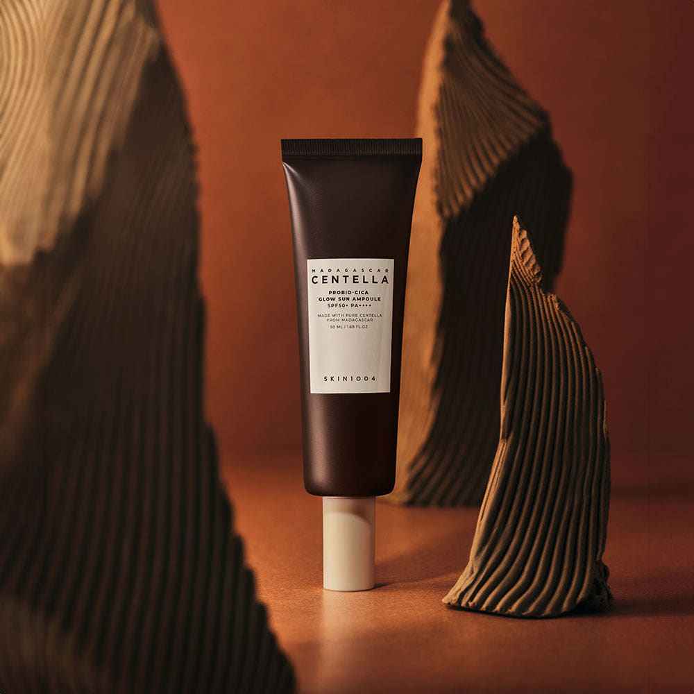 SKIN1004 MADAGASCAR CENTELLA PROBIO-CICA GLOW SUN AMPOULE SPF 50+ PA++++50ml - Skynkorea