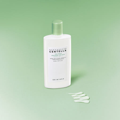 SKIN1004 MADAGASCAR CENTELLA TEA-TRICA SOOTHING SUN MILK SPF 50+ PA++++ 50ml - Skynkorea