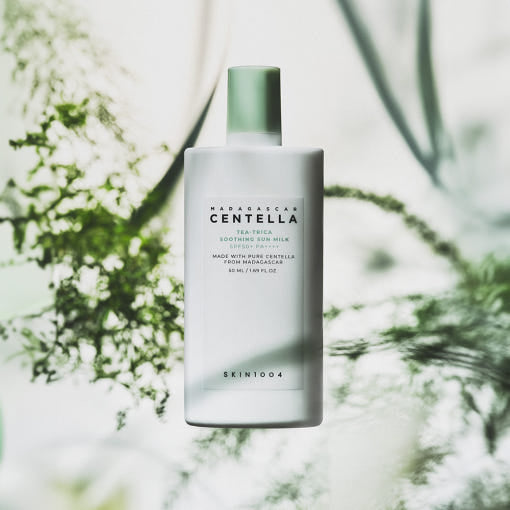 SKIN1004 MADAGASCAR CENTELLA TEA-TRICA SOOTHING SUN MILK SPF 50+ PA++++ 50ml - Skynkorea