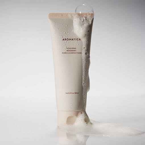 AROMATICA Vitalizing Rosemary Pore Clearing Foam 150ml - Skynkorea