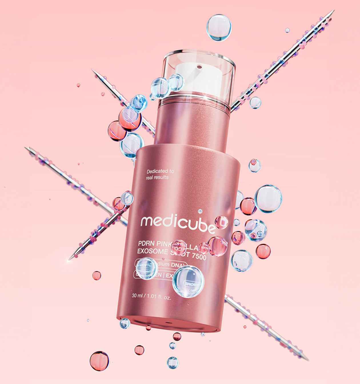 medicube PDRN Pink Collagen Exosome Shot 7500 30ml - Skynkorea