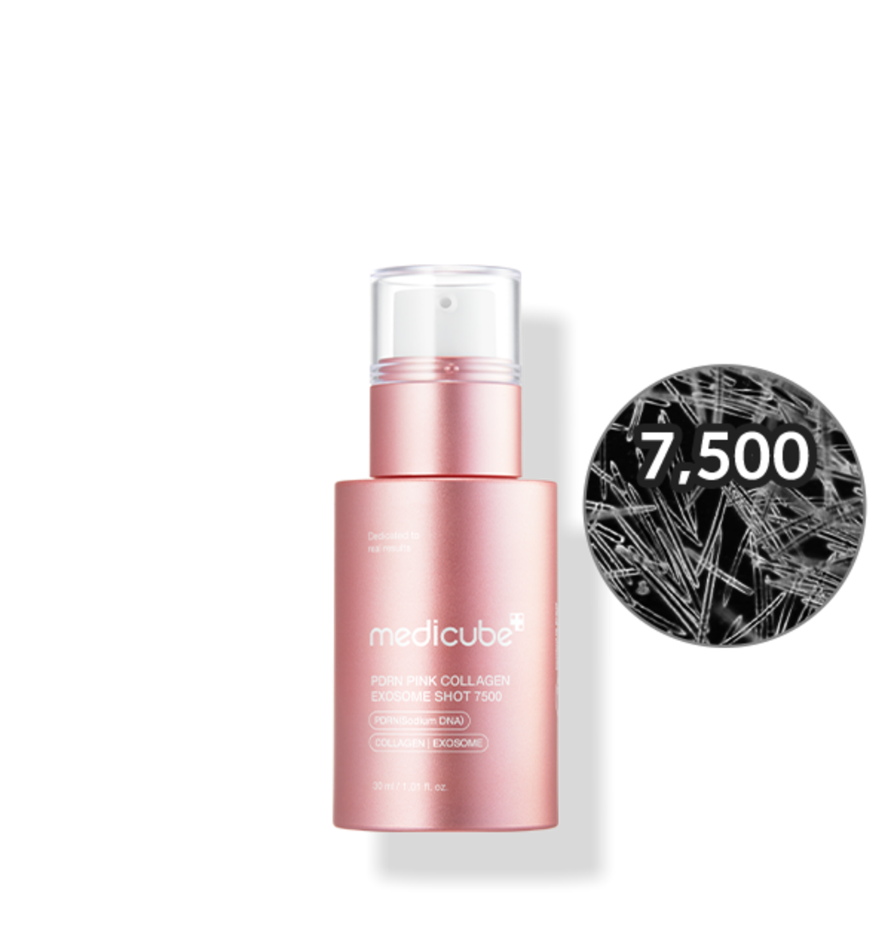 medicube PDRN Pink Collagen Exosome Shot 7500 30ml - Skynkorea