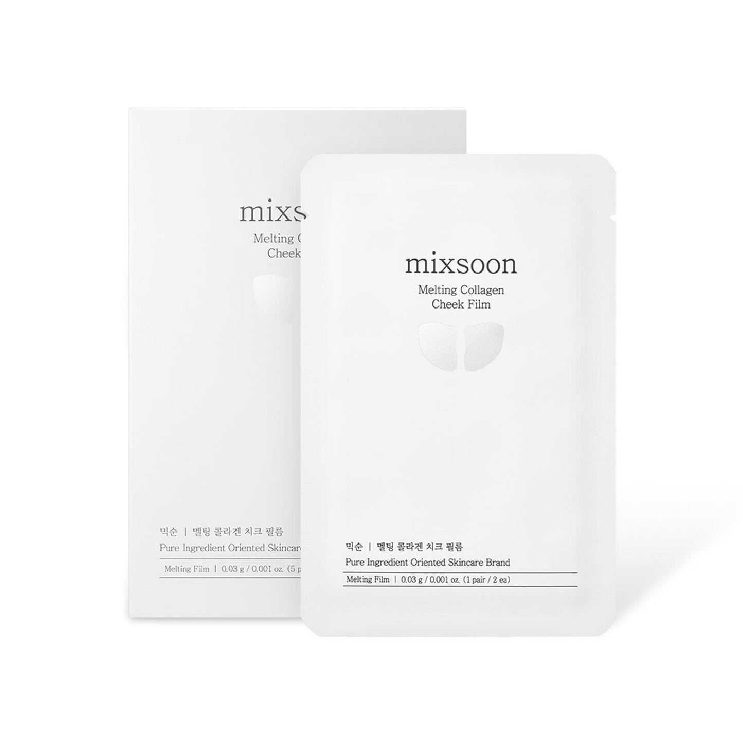 mixsoon Melting Collagen Cheek Film (10ea/5pairs) - Skynkorea