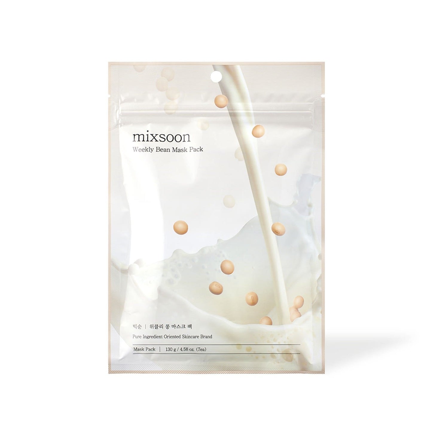 mixsoon Weekly Bean Mask Pack 130g (7ea) - Skynkorea