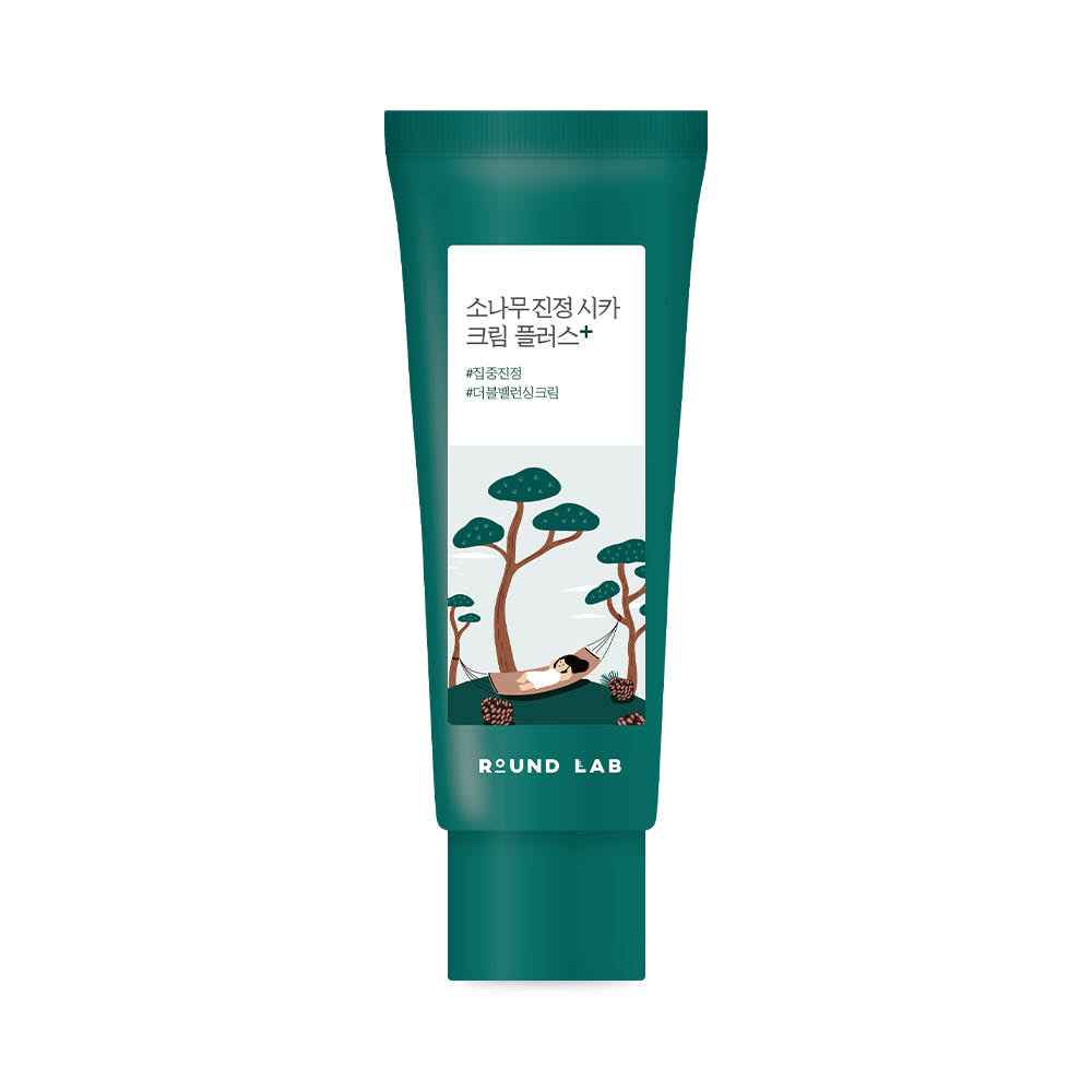 Round Lab Pine Calming Cica Cream Plus 60ml - Skynkorea