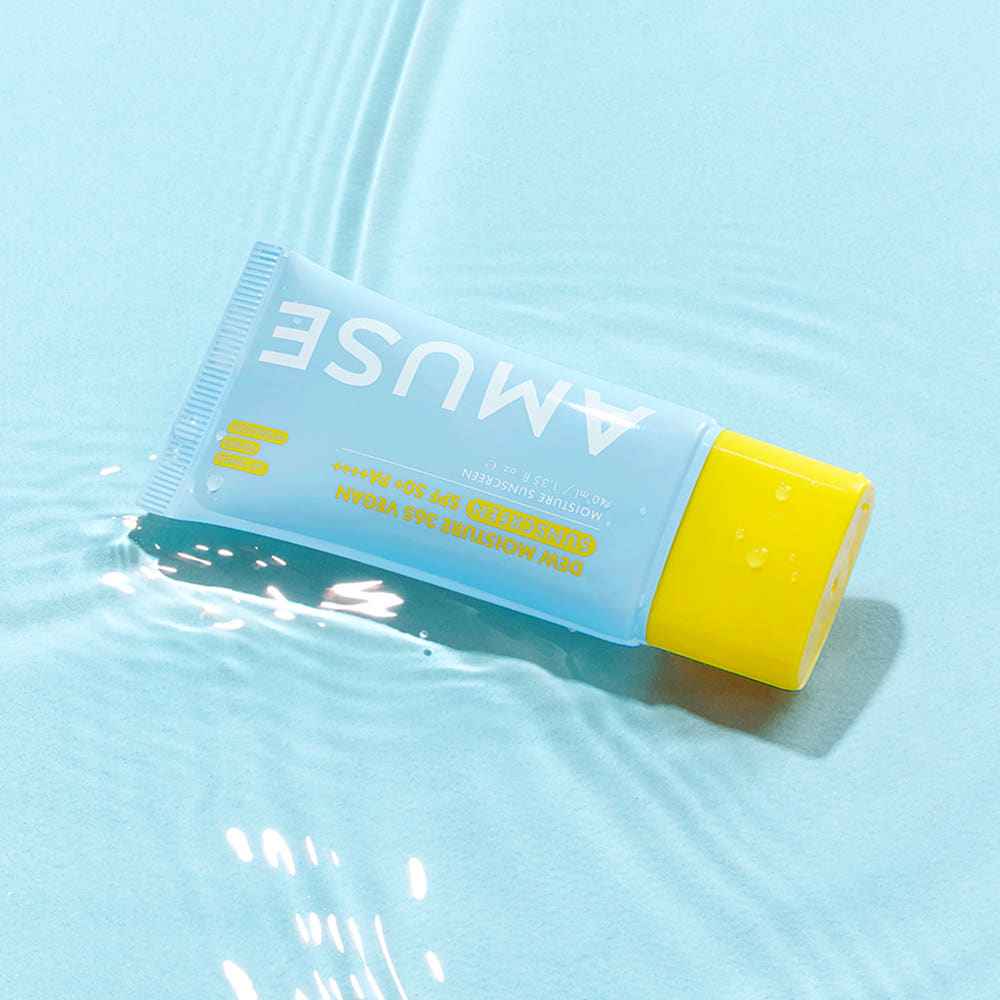 AMUSE Dew Moisture 365 Vegan Sunscreen SPF50+ PA++++ 40ml - Skynkorea