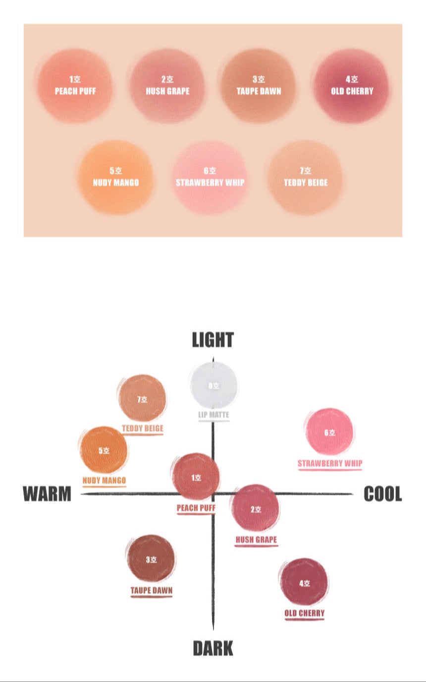 rom&nd Color Lip Matte 8g (8 Colors) - Skynkorea