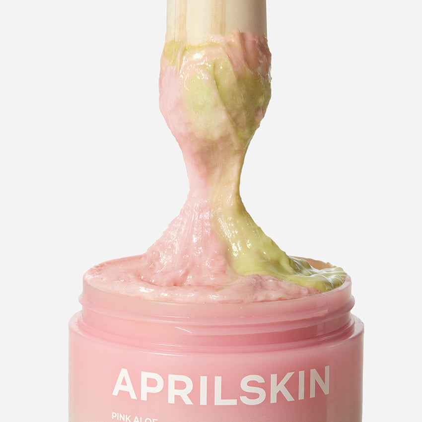 APRILSKIN Pink Aloe Mask-to-Foam Soothing Cleanser 15g - Skynkorea
