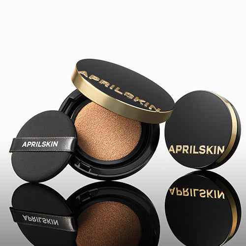 APRILSKIN Magic Snow Cushion SPF50+ PA+++ Set 15g+15g(Refill) - Skynkorea