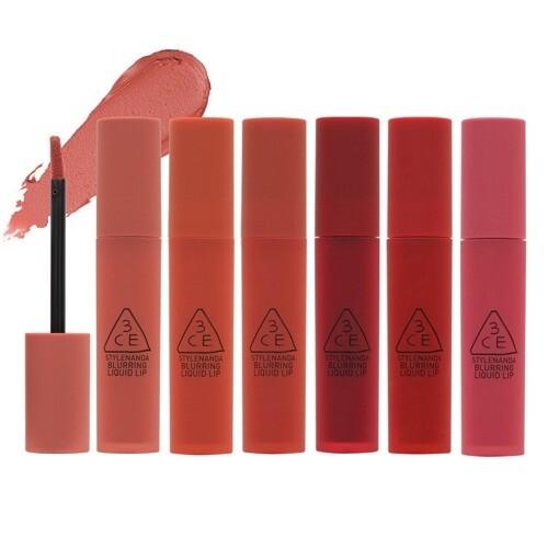 3CE Blurring Liquid Lip 5.5g (10 Colors) - Skynkorea