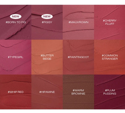 3CE Hazy Lip Clay 4g (12 Colors) - Skynkorea