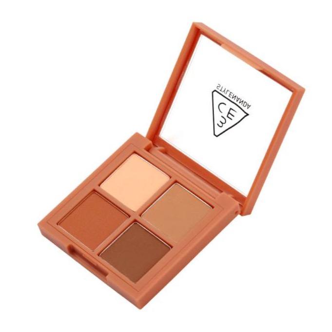 3CE MINI MULTI EYE COLOR PALETTE 3.5g #BROWN RUM - Skynkorea