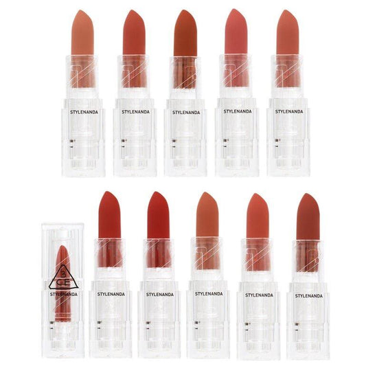 3CE Soft Matte Lipstick 3.5g (10 Colors) - Skynkorea