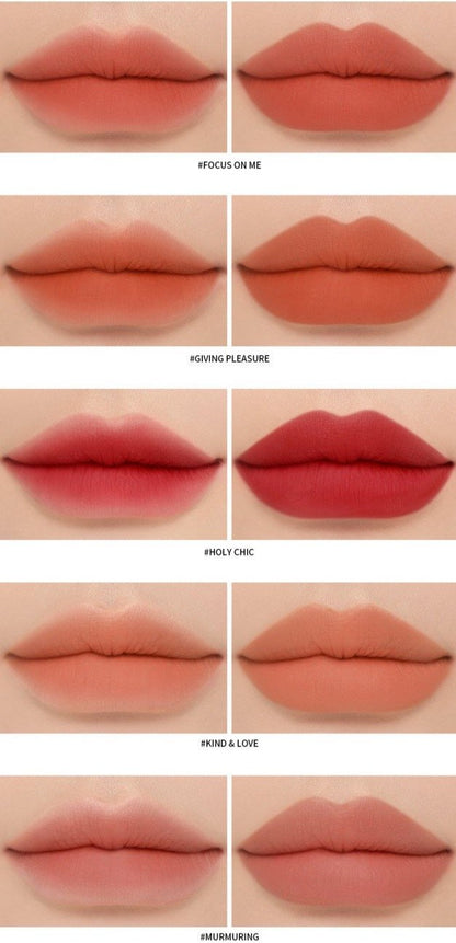 3CE Soft Matte Lipstick 3.5g (10 Colors) - Skynkorea