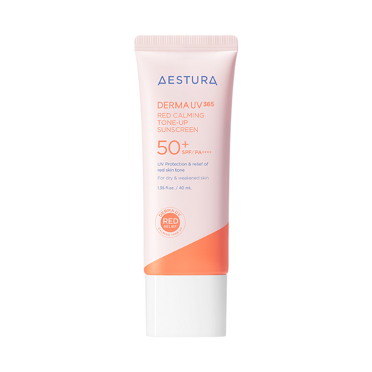 AESTURA Derma UV 365 Red Calming Tone-up Sunscreen 40ml - Skynkorea