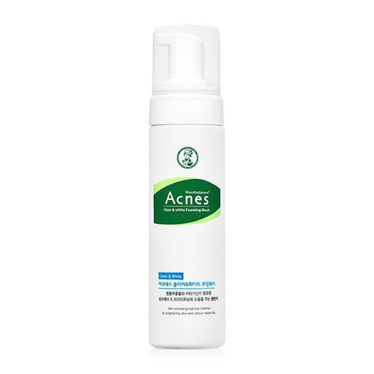 Acnes Clear and White Foaming Wash 150ml - Skynkorea