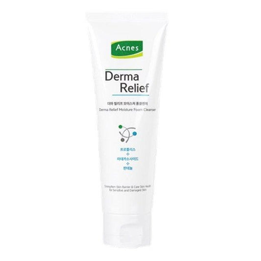 Acnes Derma Relief Moisture Foam Cleanser 200ml - Skynkorea