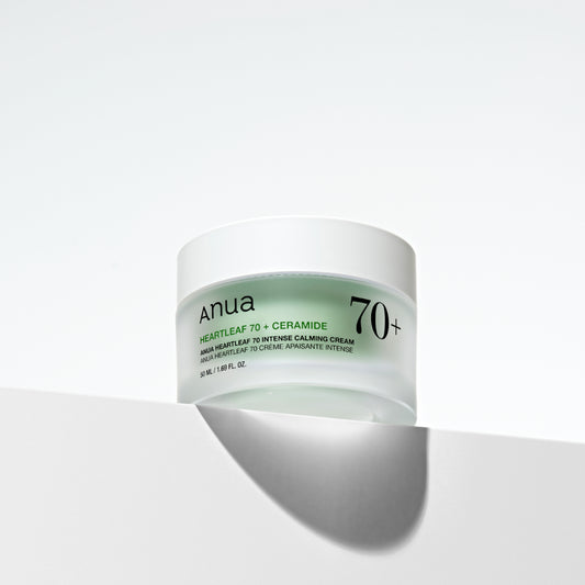 Anua HEARTLEAF 70% INTENSE CALMING CREAM 50ml - Skynkorea
