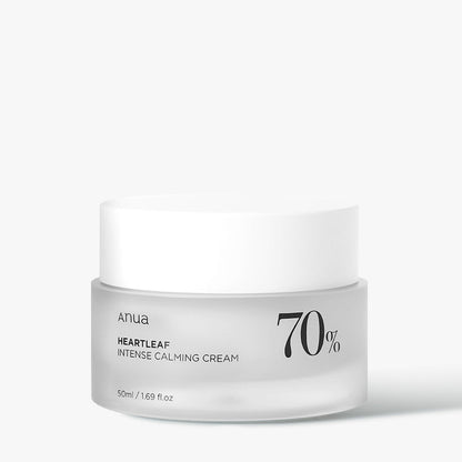 Anua HEARTLEAF 70% INTENSE CALMING CREAM 50ml - Skynkorea