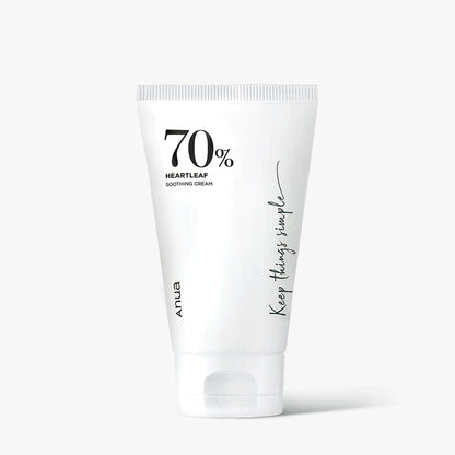 Anua HEARTLEAF 70% SOOTHING CREAM 100ml - Skynkorea