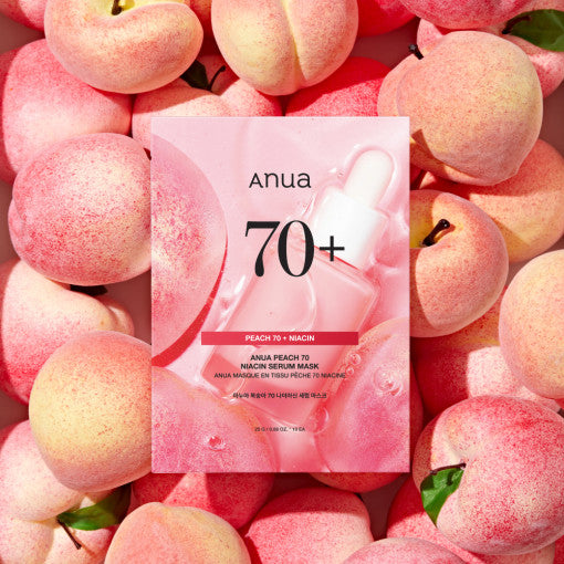 Anua Peach 70 Niacin Serum Mask Sheet 25g X 10ea - Skynkorea