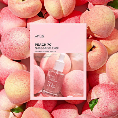 Anua Peach 70 Niacin Serum Mask Sheet 25g X 10ea - Skynkorea