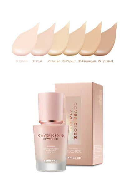 BANILA CO COVERICIOUS POWER FIT FOUNDATION 30ml - Skynkorea