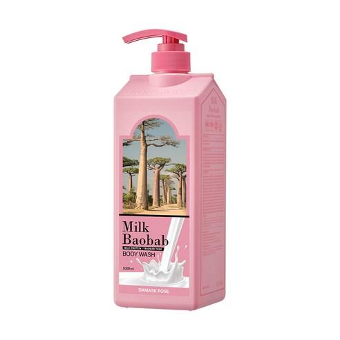 BIOKLASSE MILK BAOBAB Body Wash 1000ml #Damask Rose - Skynkorea