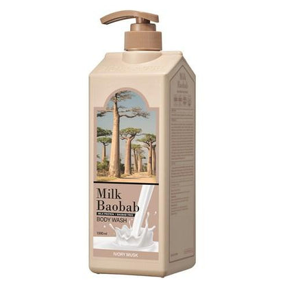 BIOKLASSE MILK BAOBAB Body Wash 1000ml #Ivory Musk - Skynkorea
