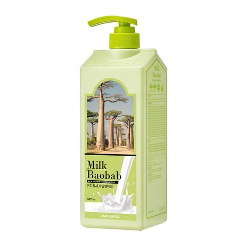 BIOKLASSE MILK BAOBAB Body Wash 1000ml #Lime & Basil - Skynkorea