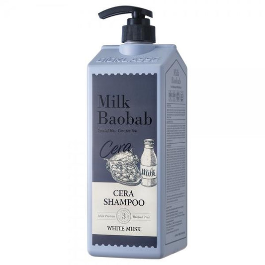 BIOKLASSE MILK BAOBAB HAIR Cera Shampoo 1200ml #White Musk - Skynkorea