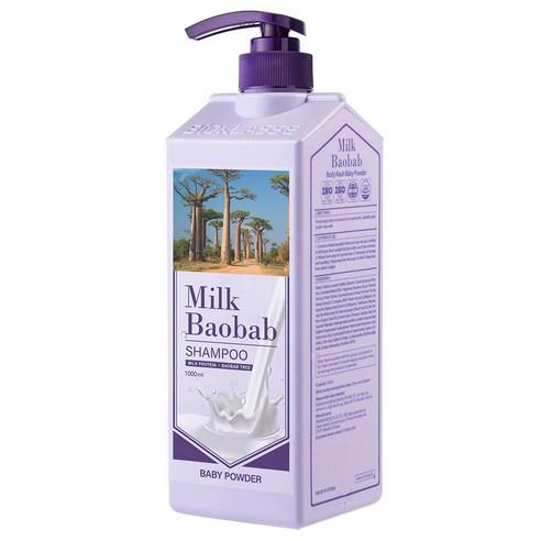 BIOKLASSE MILK BAOBAB HAIR SHAMPOO (Baby Powder) 1000ml - Skynkorea