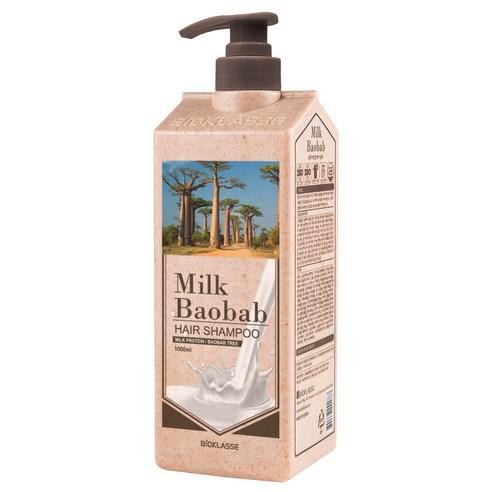 BIOKLASSE MILK BAOBAB HAIR SHAMPOO White Musk 1000ml - Skynkorea