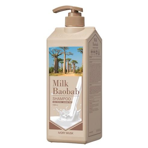 BIOKLASSE MILK BAOBAB HAIR Shampoo 1000ml #Ivory Musk - Skynkorea