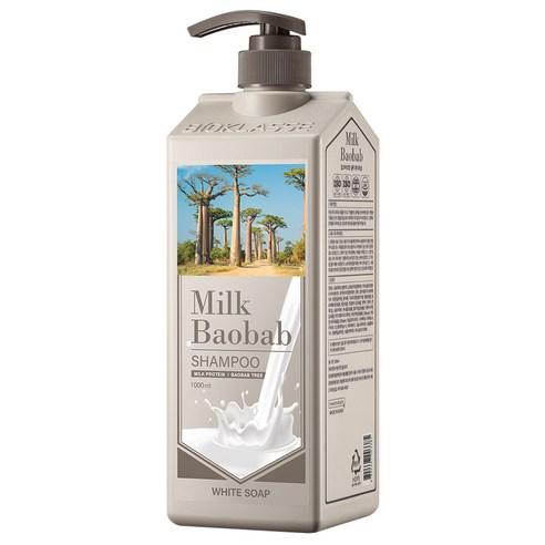 BIOKLASSE MILK BAOBAB HAIR Shampoo 1000ml #White Soap - Skynkorea