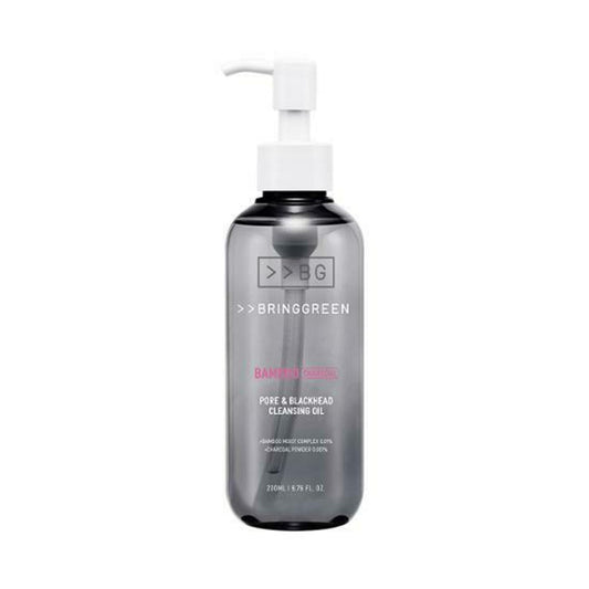 BRINGGREEN Bamboo Charcoal Pore & Blackhead Cleansing Oil 200ml - Skynkorea