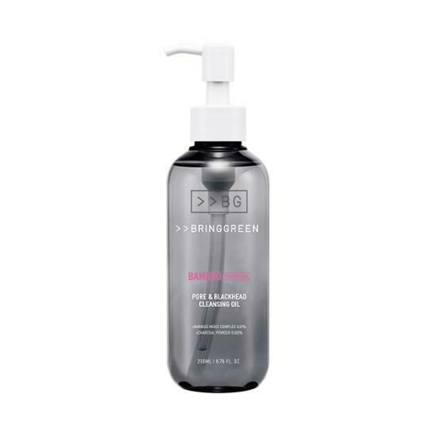 BRINGGREEN Bamboo Charcoal Pore & Blackhead Cleansing Oil 200ml - Skynkorea
