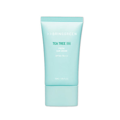 BRINGGREEN Tea Tree Cica Fresh Sun Cream SPF50+ PA++++ 50ml - Skynkorea