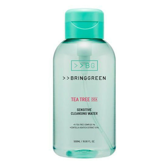 BRINGGREEN Tea Tree Cica Sensitive Cleansing Water 500ml - Skynkorea