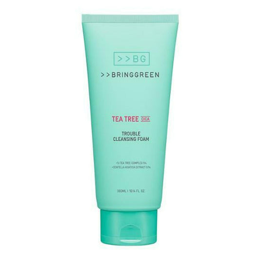 BRINGGREEN Tea Tree Cica Trouble Cleansing Foam 300ml - Skynkorea