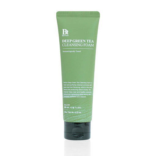 Benton Deep Green Tea Cleansing Foam 120g - Skynkorea