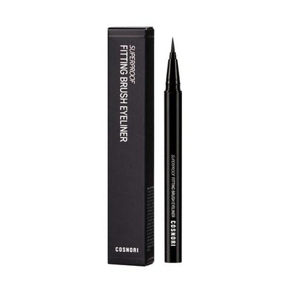 COSNORI Super Proof Fitting Brush Eyeliner 0.6g (3 Colors) - Skynkorea